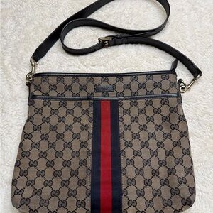 Gucci Sherry Line Monogram Crossbody Bag
